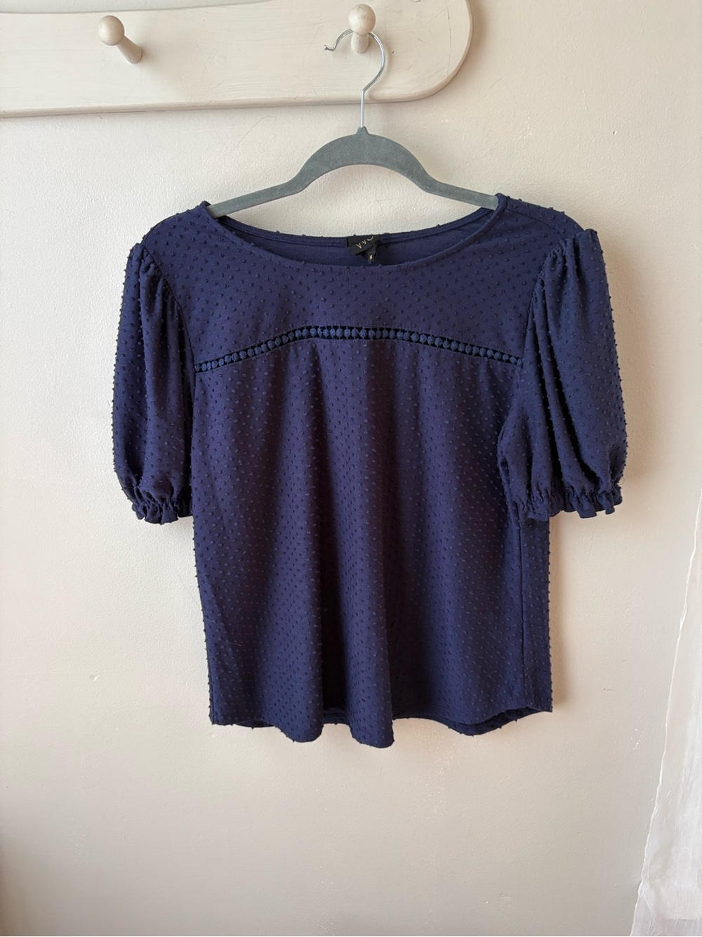 We Wore What Textured Blouse